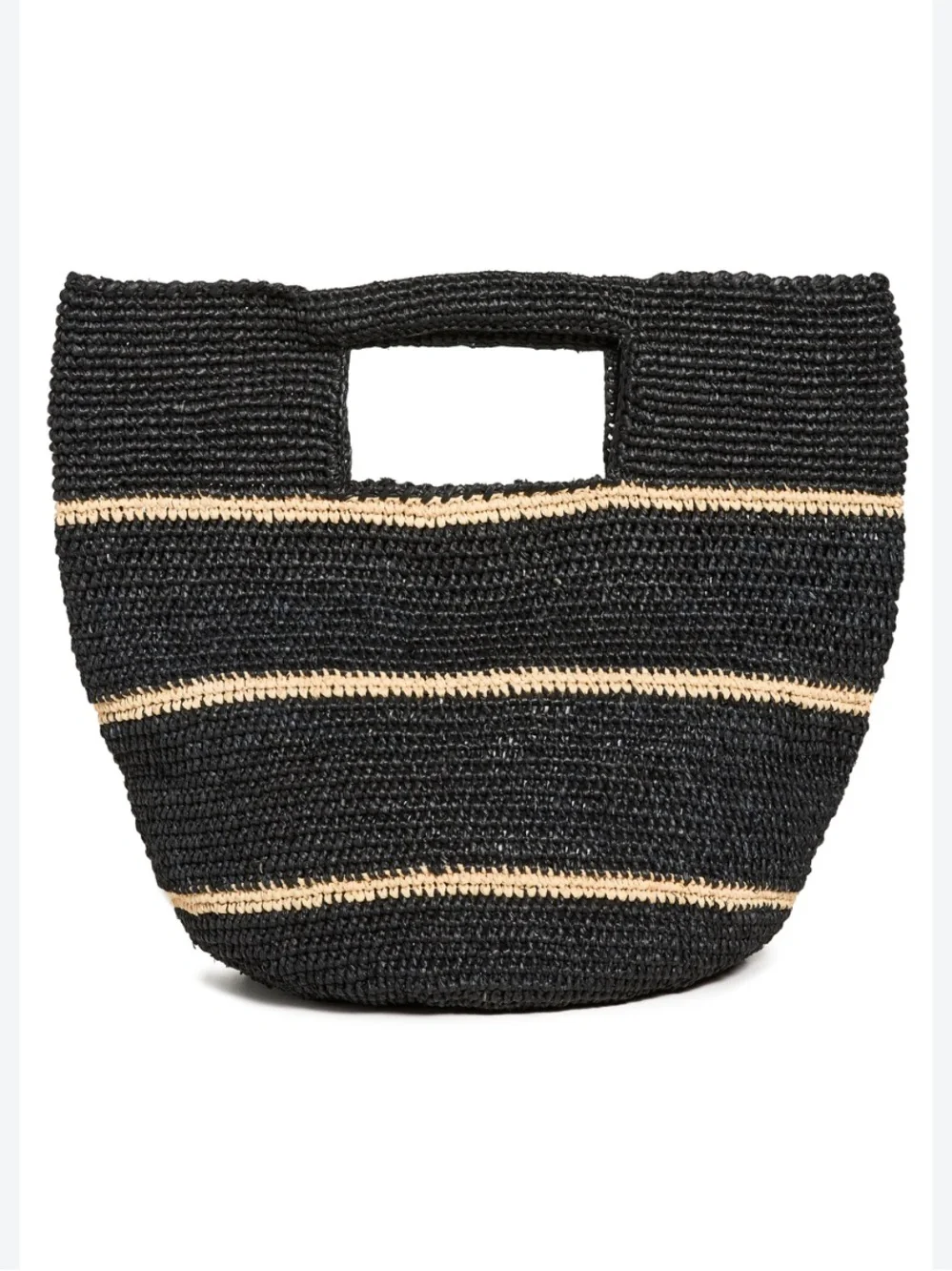 Mar y sol - Black & Natural Camden Tote